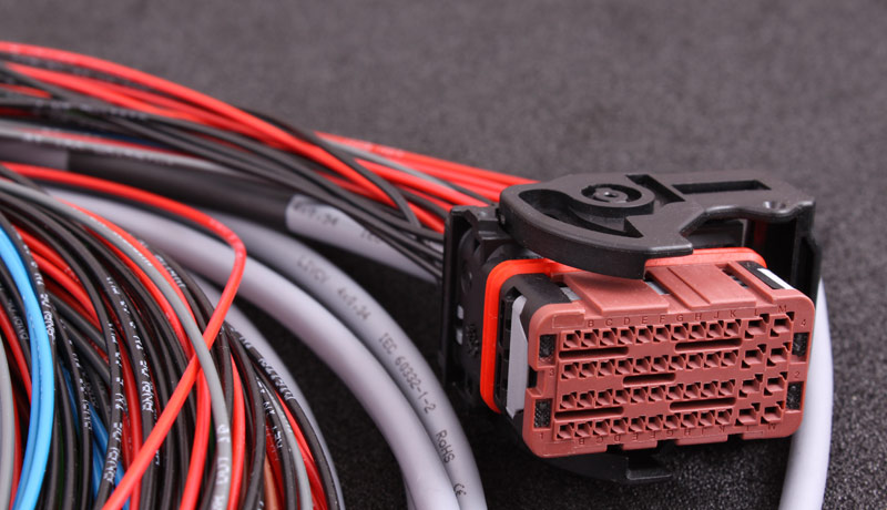 MaxxECU PRO harness for connector 3 which extends MaxxECU PRO with E-Throttle, WBO 2, digital inputs and more