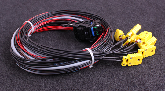 MaxxECU RACE harness for connector 2 which extends MaxxECU RACE with E-Throttle, knock inputs, extra in and out