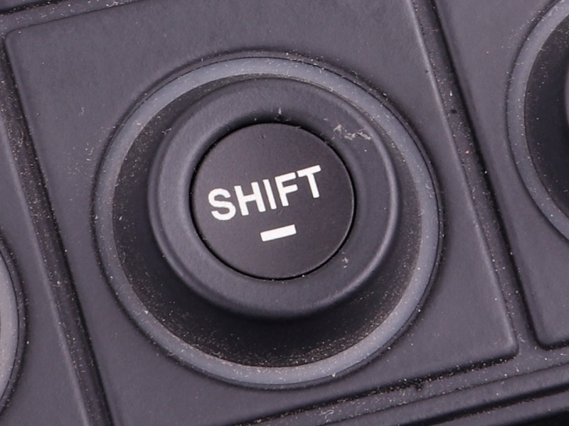 SHIFT- icon CAN keypad