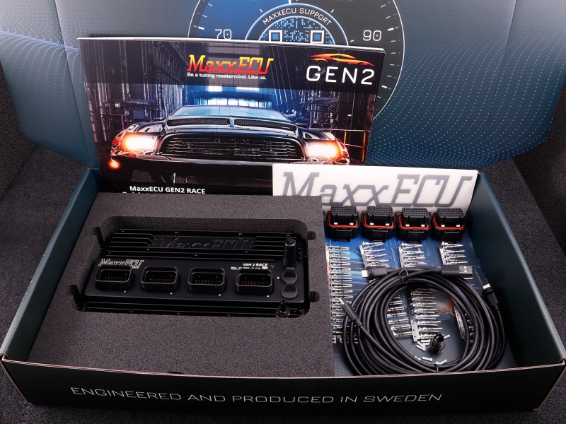 MaxxECU GEN2 RACE, with connector kit.